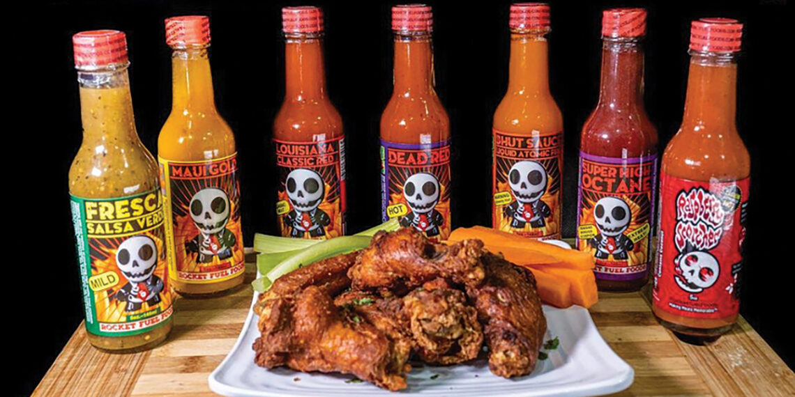 Rockfuel Wings and sauce